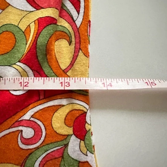 Soca St John Retro print Y2K knit top - Picture 7 of 8